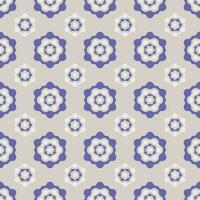 Vector seamless geometric pattern with hexagons on gray background. EPS10