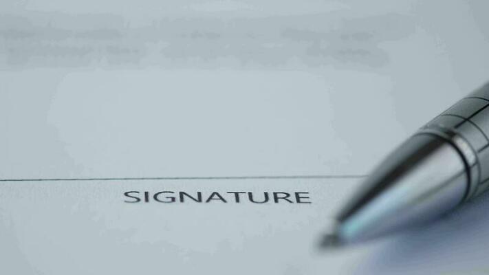 Sign Document Stock Video Footage for Free Download