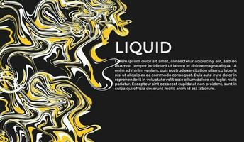 White and Yellow Liquid color background design. Fluid gradient composition. Creative illustration for poster, web, landing, page, cover, ad, greeting, card, promotion. Eps 10 vector. vector