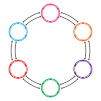 infographie utilisé pour détaillé rapports de tout 6 les sujets. png