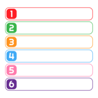 Infografik benutzt zum detailliert Berichte von alle 6 Themen. png