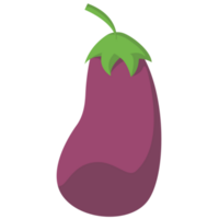 Aubergine Gartenarbeit png Illustration