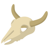 toro cráneo png ilustraciones