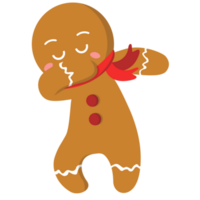 Gingerbread Cookies Dab Dancing PNG Illustration