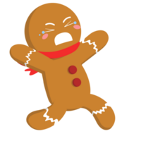 Gingerbread Cookies Crying PNG Illustration