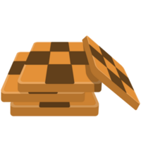 Chess Cookies PNG Illustration