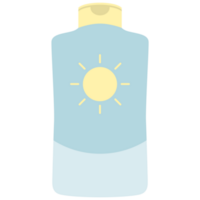 sunblock lotion PNG illustraties