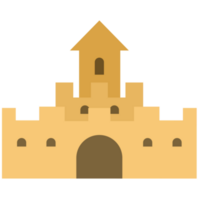 sand slott png illustrationer