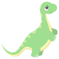 Brontosaurus Playing PNG Illustrations