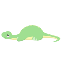 Brontosaurus Tired PNG Illustrations