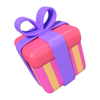 Gift 3D Illustration Icon png