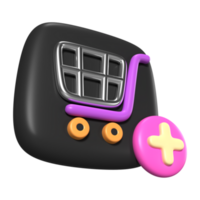 Add to Cart 3D Illustration Icon png