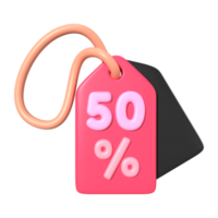 Rabatt Etikett 3d Illustration Symbol png