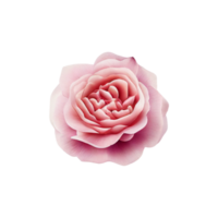 Red rose flower with transparent PNG