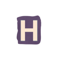 ritagliare lettera h png