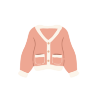 hand- getrokken Cardigan illustratie png