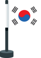 Korea vlag PNG