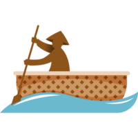 vietnamese boat clipart PNG