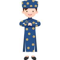 uomo nel ao dai Vietnam nazionale costume png