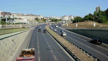 Timelapse bilar trafik video