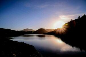 Scenic lake view photo