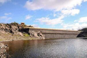 Dam in the mountains photo