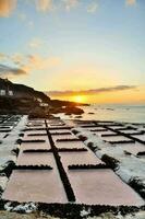 Salt Flats in the Canary Islands photo