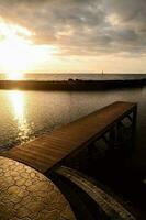 A wooden pier photo