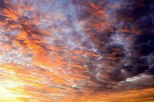 nubes en el cielo foto