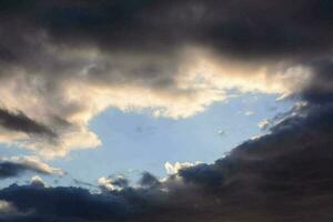 cielo en las nubes foto