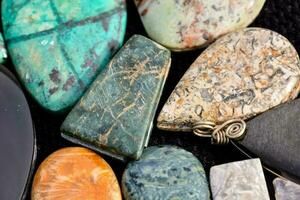 Semi Precious Rock Stone Jewel photo