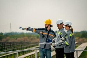 Solar Panels Installation Concept photo