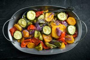 Fresh vegetables salad photo