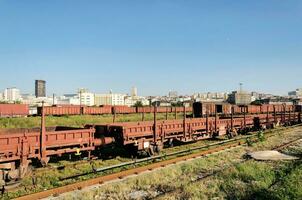 Belgrade railroad landscape photo