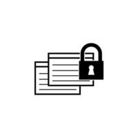 document with security shield sign vector icon illustration