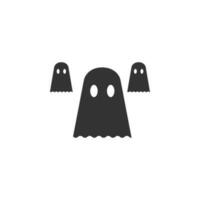 haunted room vector icon illustration