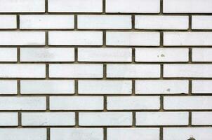 White bricks background photo