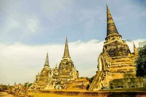 templo antiguo en tailandia foto