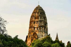 Ancient temple in Thailand photo