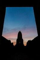 Ancient temple in Thailand photo