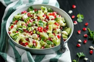 Pomegranate summer salad photo