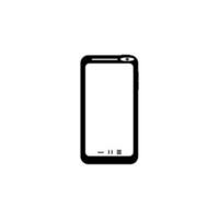Hacking smartphone user database vector icon illustration