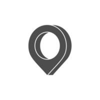 location on the map vector icon illustration