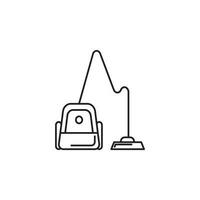Vacuum cleaner vector icon illustration
