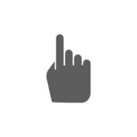 hand gesture vector icon illustration