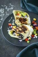 Tortilla wrap sandwich photo