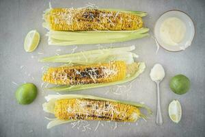maíz y queso foto