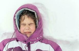 Having fun on the snow photo