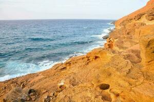 Scenic view of the shore photo