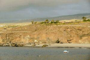 Scenic view of the shore photo